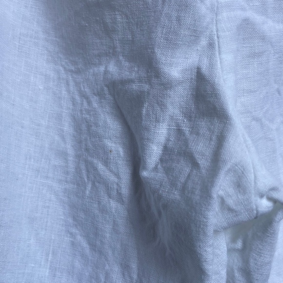 DEIJI STUDIOS The Tie Split Linen Pant White Organic Summer Staple Size M / L - Picture 10 of 16